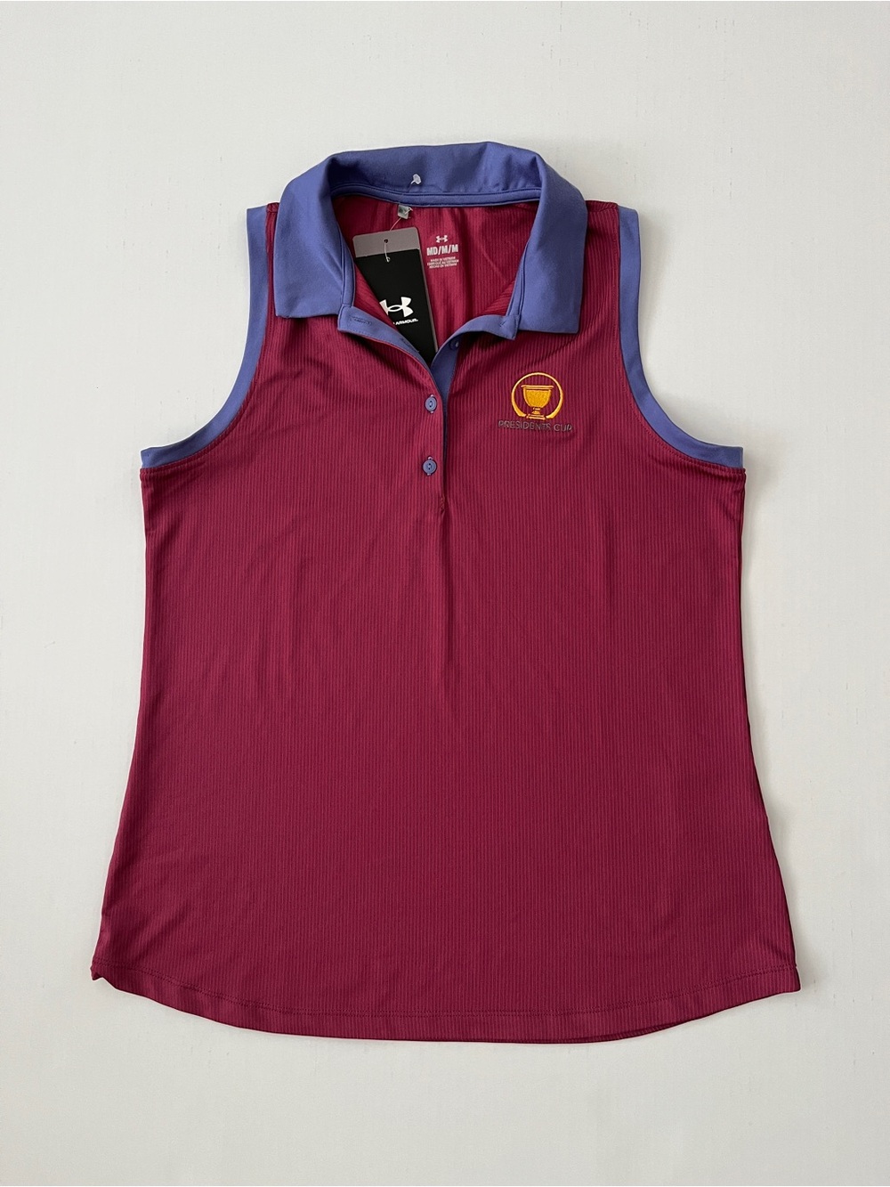 Brand New Under Armour Presidents Cup Sleeveless Polo – Size M